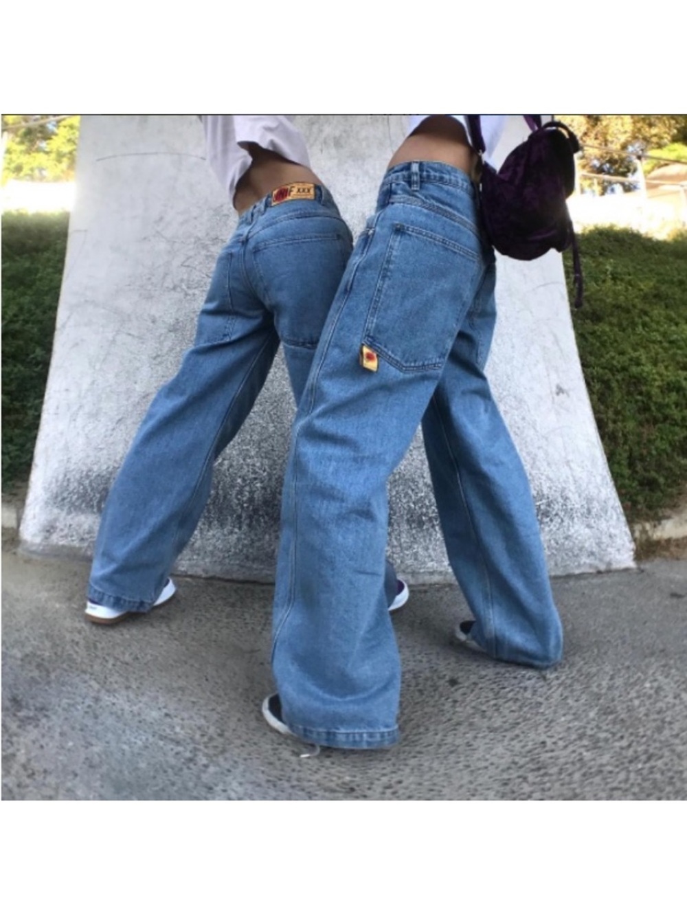UNIF Jeans Best Ever Skater Baggy Loose Utility Thick Denim Indie 90s Straight